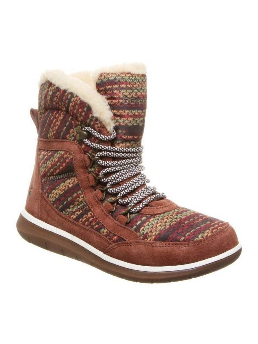 BEARPAW Ruby Genuine Sheepskin Footbed Lace Boot